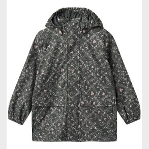 Wheat Regnjakke - Ollo - Forest Lake Checked Flowers