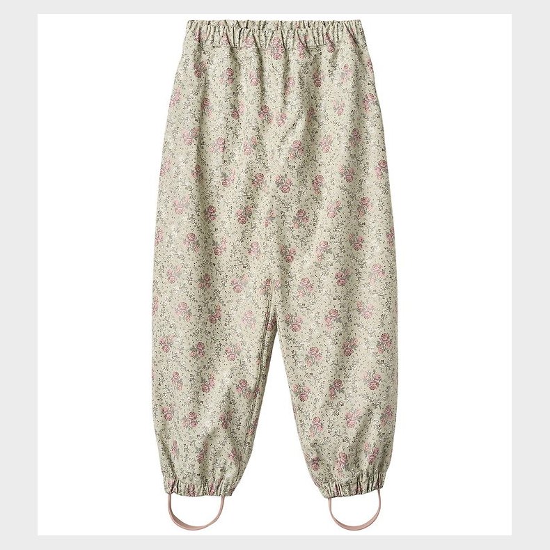 Wheat regnbukser - Olo - Slightly Green Flowers