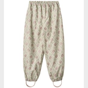 Wheat Regnbukser - PU - Olo - Slightly Green Flowers