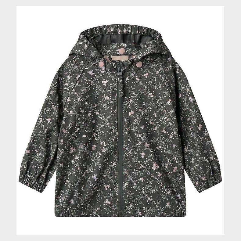 Wheat Regnjakke - Chardy - Forest Lake Checked Flowers