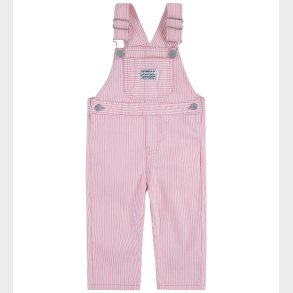 Levis Smkbukser - Railroad Stripe - Bright White/Pink