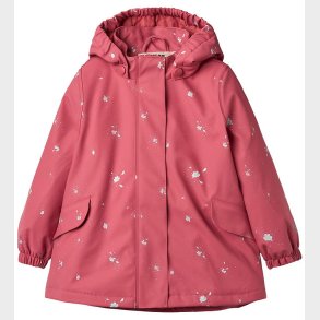 Wheat Regnjakke m. Termo - PU - Rika - Floating Flowers