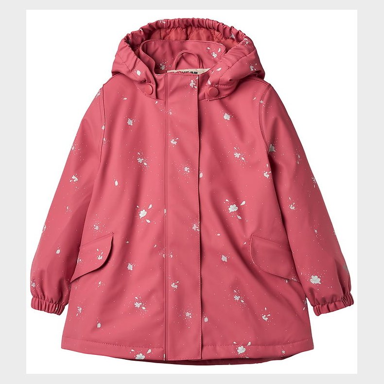 Wheat Regnjakke m. Termo - PU - Rika - Floating Flowers