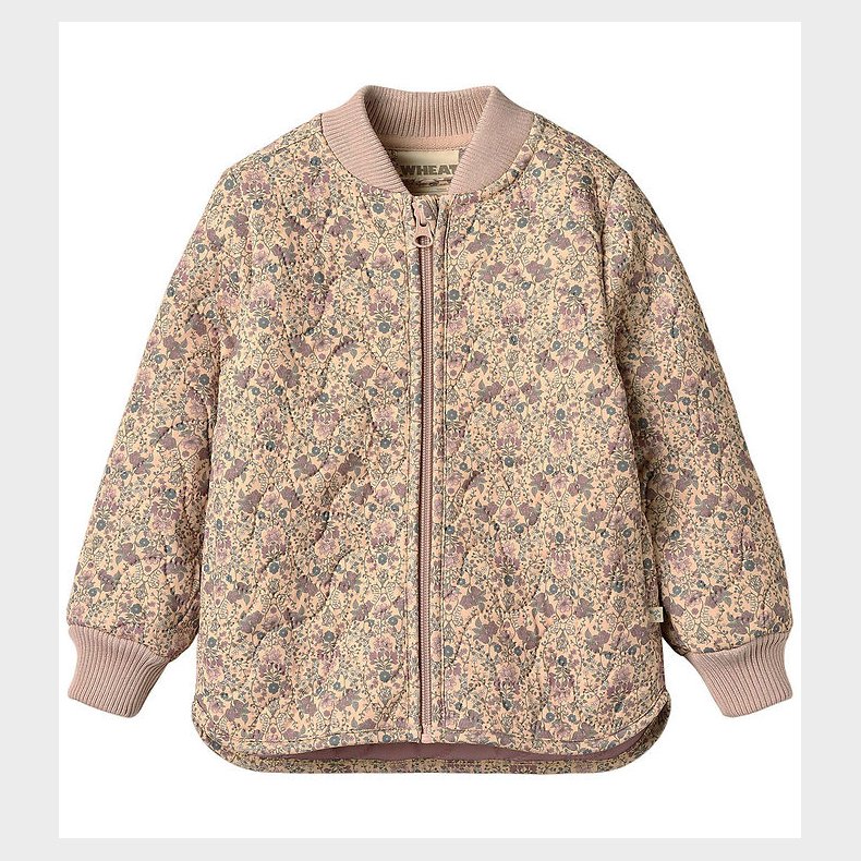 Wheat Termojakke - Loui - Mellow Peach Tapestry