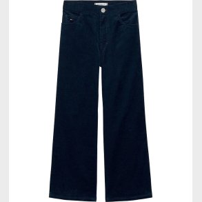 Tommy Hilfiger Fljlsbukser - Mabel - Dark Night Navy
