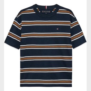 Tommy Hilfiger T-shirt - Cotton Stripe - Navy Multi Stripe