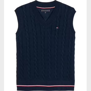 Tommy Hilfiger Vest - Strik - Dark Night Navy