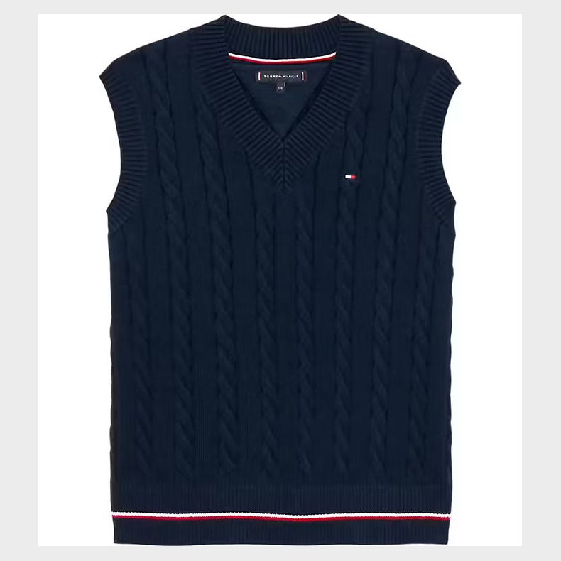 Tommy Hilfiger Vest - Strik - Dark Night Navy