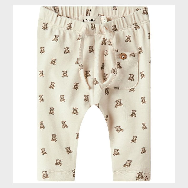 Lil Atelier Bukser - NbnGayo - Turtledove/Teddybear
