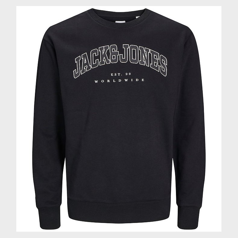 Jack & Jones Sweatshirt - JjeCaleb - Sort