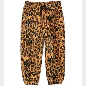 Mini Rodini Fleecebukser - Leopard - Beige