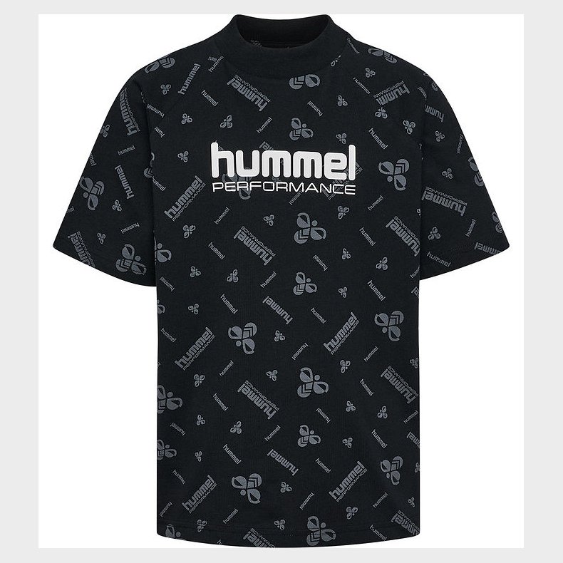Hummel T-shirt - HmlJR Dance - Black/Ebony m. Logo