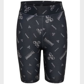 Hummel Cykelshorts - hmlJR - Black/Ebony m. Logo