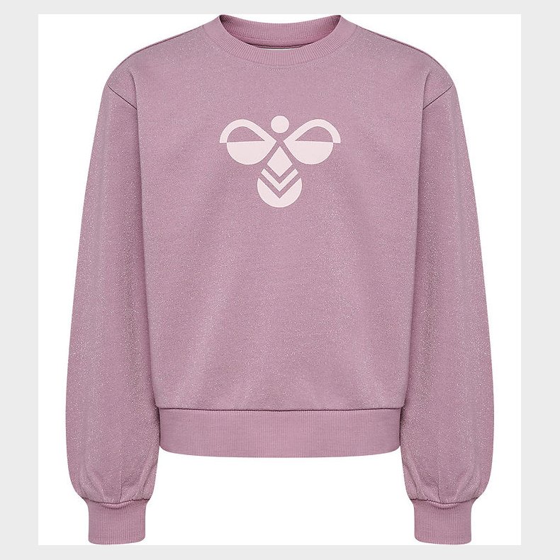 Hummel Sweatshirt - HmlJR Musse - Lavender Mist/Glitter