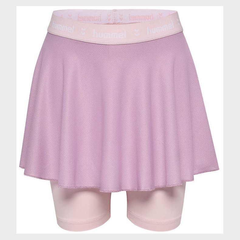 Hummel Nederdel m. Cykelshorts - HmlJR - Lavender Mist