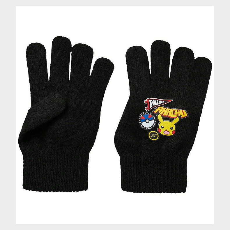 Name It Handsker - NkmJerob - Strik - Pokemon - Sort