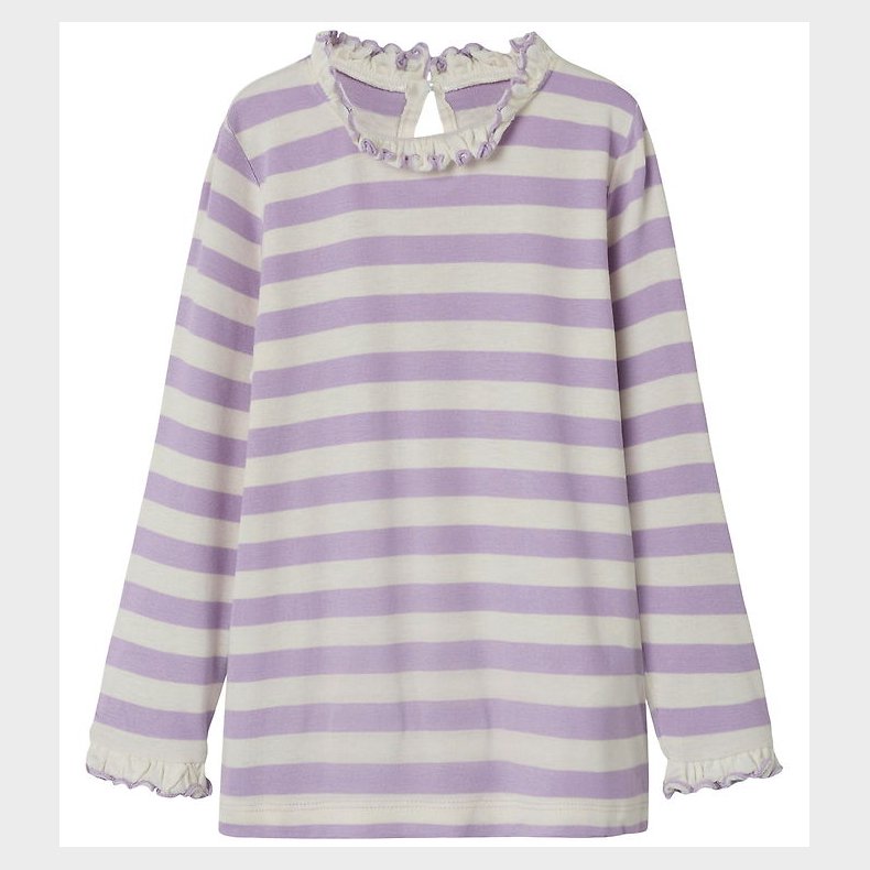 Name It Bluse - NmfPrakula - Lavendula/Bright White