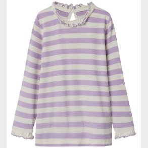 Name It Bluse - NmfPrakula - Lavendula/Bright White