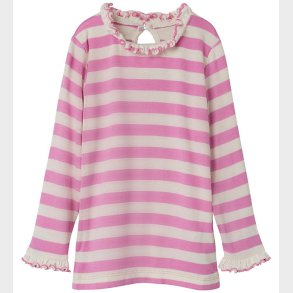 Name It Bluse - NmfPrakula - Fuchsia Pink/Bright White