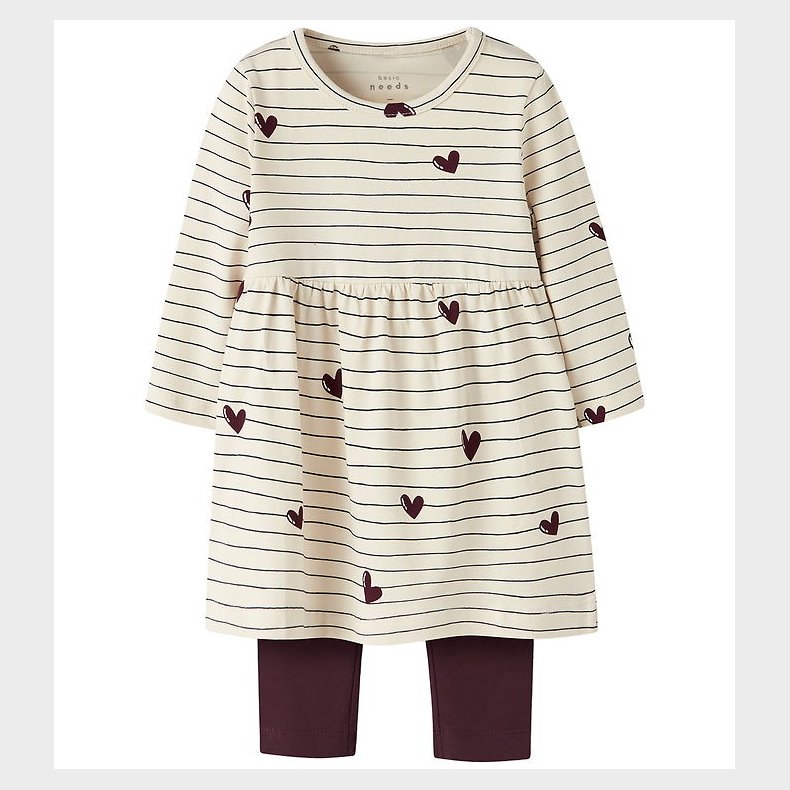 Name it Kjole - NbfVandora - Summer Sand/Fig