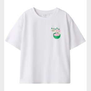 Name It T-shirt - NkfFannie - Bright White/Ramen