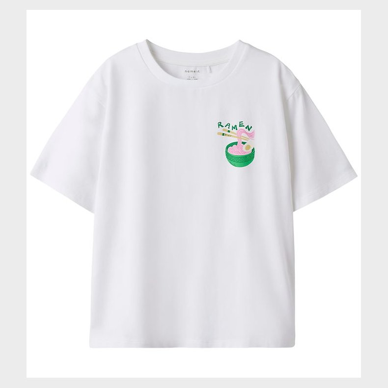 Name It T-shirt - NkfFannie - Bright White/Ramen