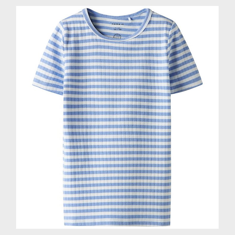 Name It T-shirt - Rib - NkfSuraja - Serenity/Bright White