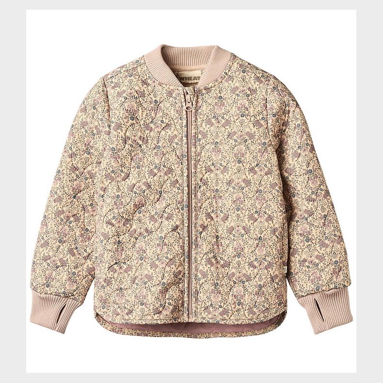 Wheat Termojakke - Loui - Mellow Peach Tapestry