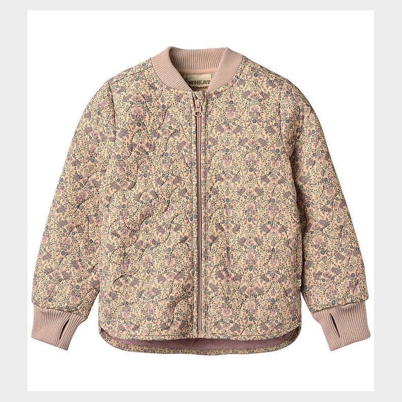 Wheat Termojakke - Loui - Mellow Peach Tapestry