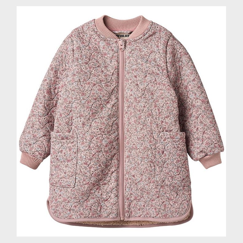 Wheat Termojakke m. Fleece - Helga - Soft Lavender Flowers