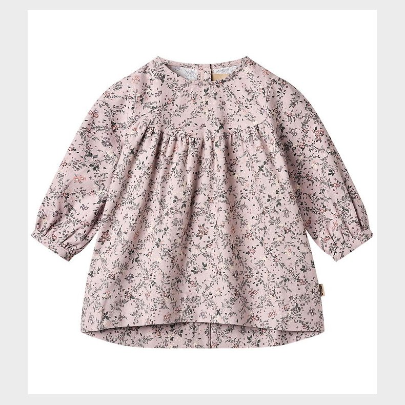 Wheat Kjole - Fenja - Lilac Checked Flowers