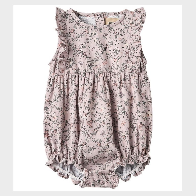 Wheat Sommerdragt - Emmaline - Lilac Checked Flowers