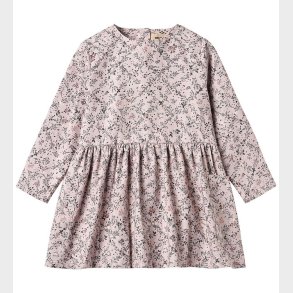 Wheat Kjole - Aima - Lilac Checked Flowers