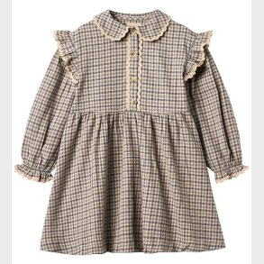 Wheat Kjole - Alissa - Blue Check