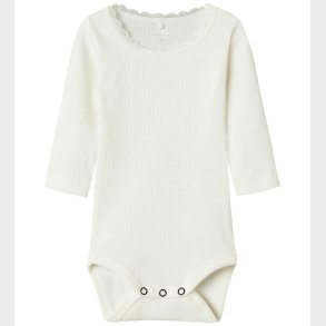 Name It Body l/� - Rib - Noos - NbfKab - Cloud Dancer m. Blonde