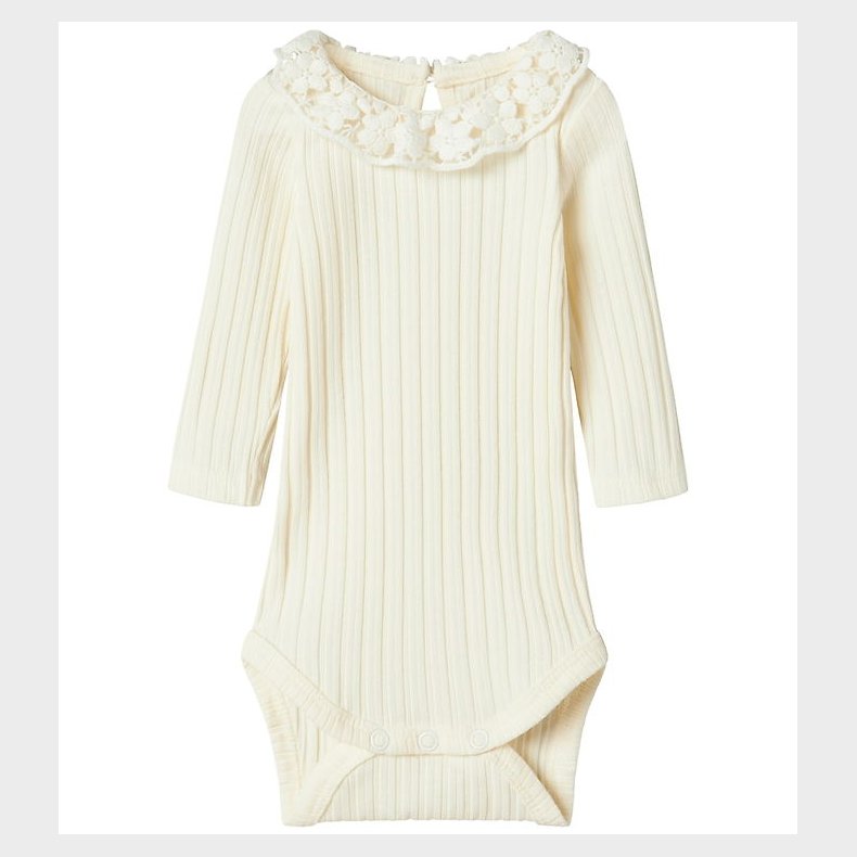 Name It Body l/� - Rib - NbfNisja - Cloud Dancer