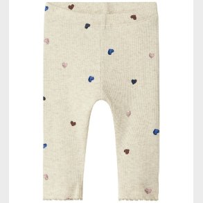 Name It Leggings - Rib - Noos - NbfNutti - Peyote Melange