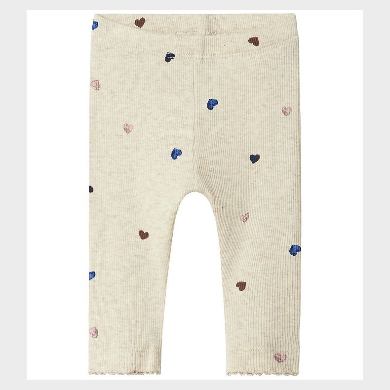 Name It Leggings - Rib - Noos - NbfNutti - Peyote Melange