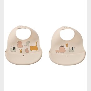 Liewood Hagesmkke - Silikone - 2-pak - Ember - Cats and Dogs/Sa