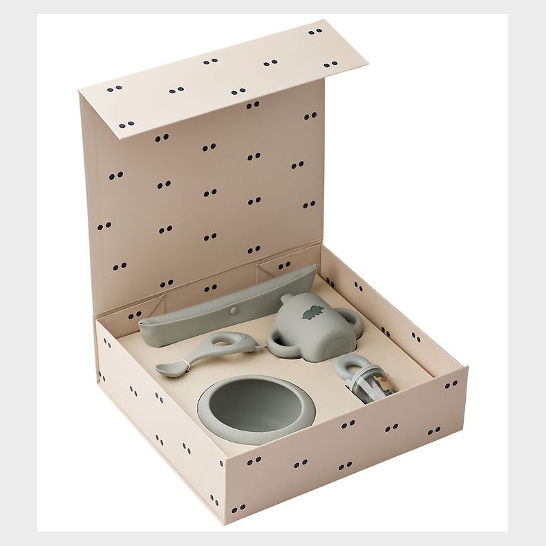 Liewood Baby Spisest - Silikone/Tritan - 5 dele - Dove Blue