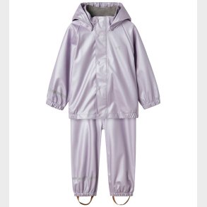 Name It Regntj m. Fleece - NmfDry - Misty Lilac