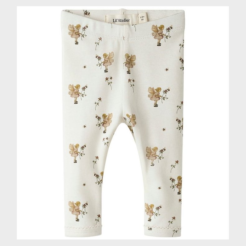 Lil' Atelier Leggings - NbfLayo - Coconut Milk