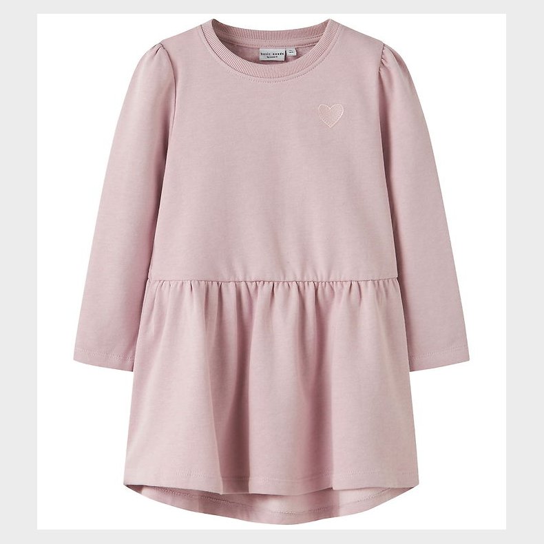 Name it Kjole - NmfVima - Burnished Lilac/ Heart Embroidery