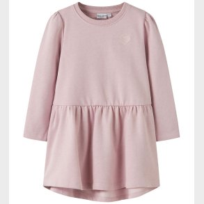 Name it Kjole - NmfVima - Burnished Lilac/ Heart Embroidery
