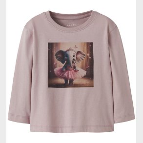 Name It Bluse - NmfVotea - Burnished Lilac/Ballerina Elephant