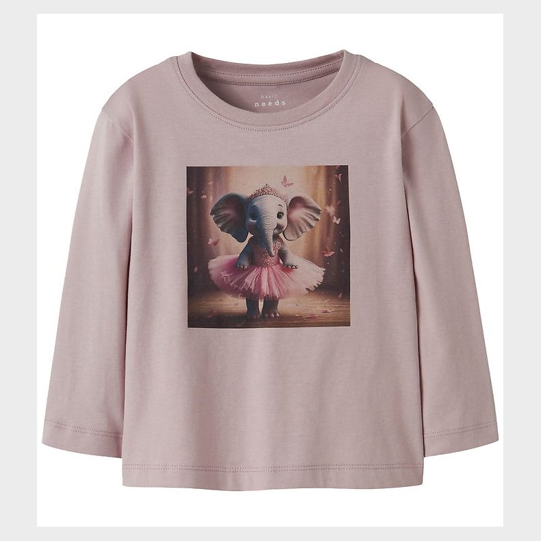 Name It Bluse - NmfVotea - Burnished Lilac/Ballerina Elephant