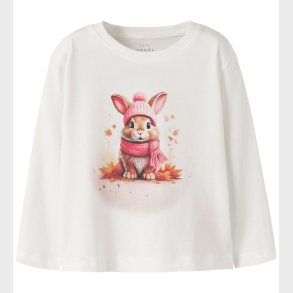 Name It Bluse - NmfVotea - Cloud Dancer/Autumn Bunny