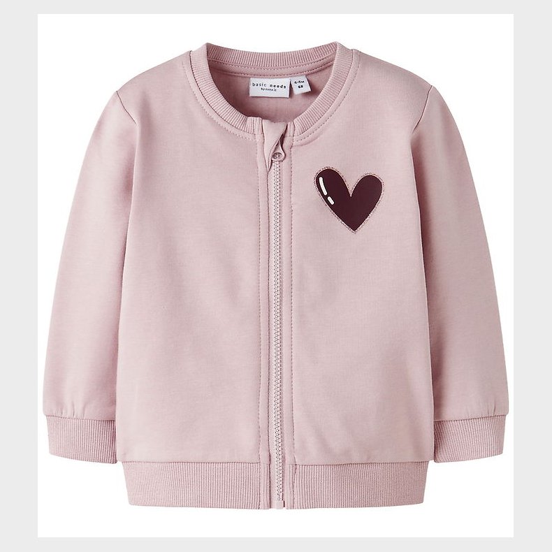 Name It Sweatcardigan - NbFVrillie - Burnished Lilac/Heart