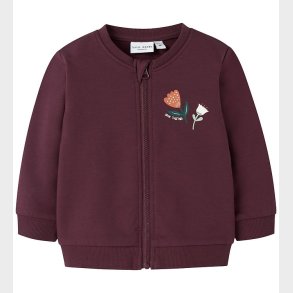 Name It Sweatcardigan - NbfVrillie - Fig/Flowers