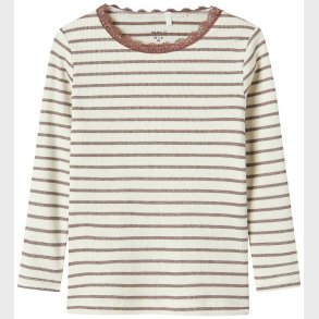 Name It Bluse - Slim - NmfNette - Peppercorn